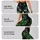 Emerald Four Leaf Clover Night Garden For St Patricks Day Festivals And Party Wear Leggings - 2