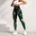 Emerald Four Leaf Clover Night Garden For St Patricks Day Festivals And Party Wear Leggings - 6