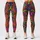 Retro Boho Floral Paisley Vines And Peace Icons For Hippie Festival Yoga Dance Style Leggings - 1