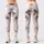 Fluffy Sapphire Eyed Kitten Watercolor Fur Motif For Cozy Casual Weekend Outfits Leggings - 1