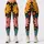 Black Retro Daisy Floral Pop Garden Streetwear Spring Summer Casual Outfit For Women Leggings - 1