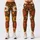 Retro Botanical Florals In Espresso Brown For Boho Autumn Outfits And Casual Wear Leggings - 1