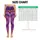 Bohemian Tie Dye Spiral Burst Festival Yoga Style In Purple Magenta Ochre For Women Leggings - 3
