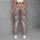 Regal Pastel Snow Tiger With Rose Peonies For Yoga Studio And Streetwear Daily Looks Leggings - 4