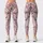Regal Pastel Snow Tiger With Rose Peonies For Yoga Studio And Streetwear Daily Looks Leggings - 1