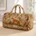 Woodland Fox Rabbit Hedgehog Autumn Leaves Cottagecore Travel Gift For Nature Lovers Quilted Weekend Bag - 1