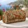 Woodland Fox Rabbit Hedgehog Autumn Leaves Cottagecore Travel Gift For Nature Lovers Quilted Weekend Bag - 5