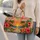 Tropical Sunset Palm Trees Hibiscus Ocean Vacation Hawaiian Floral Name Gift For Women Quilted Weekend Bag - 2