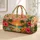 Tropical Sunset Palm Trees Hibiscus Ocean Vacation Hawaiian Floral Name Gift For Women Quilted Weekend Bag - 1