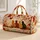 Elegant Autumn Cats With Maple Leaves Acorns And Vines For Fall Travel Pet Lover Gifts Quilted Weekend Bag - 1