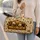 Cute Halloween Frogs On Vintage Sofa With Popcorn For Cozy Fall Getaways Frog Fans Quilted Weekend Bag - 2
