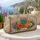 Colorful Folk Art Floral Bouquet With Name For Travel Getaways And Holiday Gifts Quilted Weekend Bag - 5