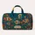 Tropical Fish Teal Ocean Nautical Folk Art Travel Accessory For Beach Lovers Women Quilted Weekend Bag - 6