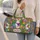 Easter Bunny Eggs Tulips Candy Bright Spring Travel Gift With Name Script For Rabbit Fans Quilted Weekend Bag - 2