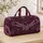 Art Nouveau Dragonflies In Plum Purple Mauve For Vintage Travel And Daily Style Lovers Quilted Weekend Bag - 4