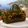 Sleeping Dachshund With Sunflowers And Olive Autumn Florals For Dog Lover Travel Quilted Weekend Bag - 5