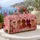 Five Chic Poodles In Heart Sunglasses With Gifts For Pink Glam Getaways And Vacations Quilted Weekend Bag - 5