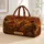 Roaring T Rex Dinosaur With Vintage Jurassic Volcanoes For Travel And Dinosaur Lovers Quilted Weekend Bag - 1