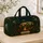 Forest Camper Bear Campfire Scene With Name Plaque For Road Trips And Nature Lovers Quilted Weekend Bag - 4
