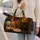 Five Labrador Retrievers In Heritage Folk Art For Overnight Trips And Dog Lovers Quilted Weekend Bag - 2