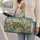 Sea Turtle With Shells And Starfish For Beach Trips And Coastal Boho Women Travelers Quilted Weekend Bag - 2