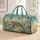 Sea Turtle With Shells And Starfish For Beach Trips And Coastal Boho Women Travelers Quilted Weekend Bag - 1