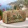 Vintage Camper With Cottagecore Florals For Spring Road Trips And Garden Getaways Quilted Weekend Bag - 5