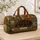 Sleeping Chocolate Labrador Countryside Patchwork Mosaic Travel Style For Dog Moms Quilted Weekend Bag - 4