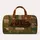 Sleeping Chocolate Labrador Countryside Patchwork Mosaic Travel Style For Dog Moms Quilted Weekend Bag - 6