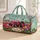 Pink Tractor In Tulip Field Spring Farmhouse Floral Travel Gift For Garden Lovers Quilted Weekend Bag - 1