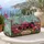 Pink Tractor In Tulip Field Spring Farmhouse Floral Travel Gift For Garden Lovers Quilted Weekend Bag - 5