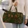 Tropical Monkeys In Jungle Foliage With Your Name For Travel And Nature Lovers Getaways Quilted Weekend Bag - 2