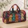 Colorful Poodle Patchwork Pop Art Travel Accessory For Dog Lovers And Vacation Style Quilted Weekend Bag - 4