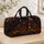 Moonlit Gothic Cottage With Pumpkins And Copper Vines For Autumn Halloween Travel Quilted Weekend Bag - 4