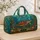 Sea Turtle Ocean Sanctuary With Teal Waves For Coastal Beach Getaways And Women Travelers Quilted Weekend Bag - 4