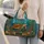 Sea Turtle Ocean Sanctuary With Teal Waves For Coastal Beach Getaways And Women Travelers Quilted Weekend Bag - 2
