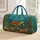 Sea Turtle Ocean Sanctuary With Teal Waves For Coastal Beach Getaways And Women Travelers Quilted Weekend Bag - 1