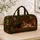 Vintage Cat And Dog Cozy Home Scene With Your Name For Pet Lover Travel Gym Commute Gift Quilted Weekend Bag - 4