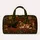 Vintage Cat And Dog Cozy Home Scene With Your Name For Pet Lover Travel Gym Commute Gift Quilted Weekend Bag - 6