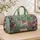 Enchanted Ivory Unicorn Floral Garden For Travel School Work And Fantasy Lovers Gift Quilted Weekend Bag - 4
