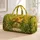 Mushroom Cottage Fairy Garden With Ferns And Wildflowers For Woodland Travel Lovers Quilted Weekend Bag - 1