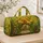 Mushroom Cottage Fairy Garden With Ferns And Wildflowers For Woodland Travel Lovers Quilted Weekend Bag - 4