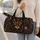 Bohemian Starry Sky Cat With Emerald Eyes For Travel, Picnics, Gym, And Shopping Quilted Weekend Bag - 2