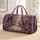 Light Purple Woodland Flower Path With Falling Blossoms For Travel And Daily Errands Quilted Weekend Bag - 1