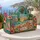 Tropical Paradise Beach Sunset Golden Hour With Seashells Sandcastle Vacation For Her Quilted Weekend Bag - 5