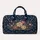 Navy Porcelain Peonies And Butterflies Vintage Floral Travel Style Gift For Her Vacation Quilted Weekend Bag - 6