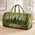 Sage Pine Forest Wildflower Greenery For Rustic Camping Getaways And Nature Lovers Quilted Weekend Bag - 1