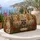 Woodland Raccoon Wildflower Forest With Butterflies For Travel Nature Lovers Gift Quilted Weekend Bag - 5