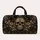 Dark Gothic Baroque Skull And Ivory Florals With Name Cartouche For Travel Lovers Quilted Weekend Bag - 6