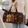 Luxury Long Eared Dog Trio With Autumn Florals For Boutique Travel Pet Lovers Gift Quilted Weekend Bag - 2